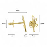 Leaf Branch Earring - Image 4